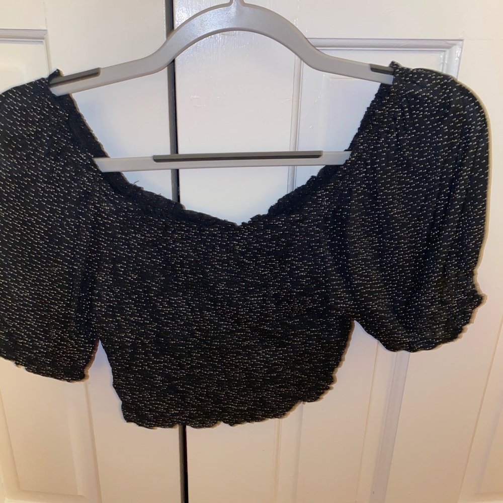 Black crop from urban outfitters
